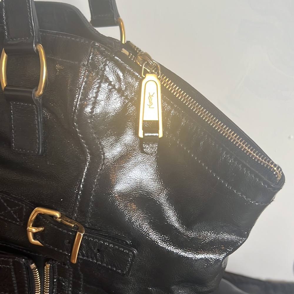 YSL downtown leather bag